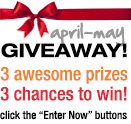 April-May Giveaway