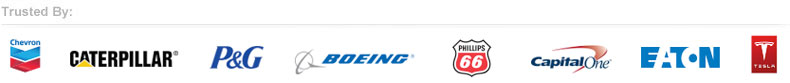 Trusted by BMW, Toyota, Coca Cola, BP, Amazon.com, NASA, Boeing, Shell, Intel and more!