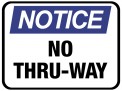Notice No Thruway