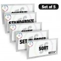 5S Steps Poster Pack (Gray)