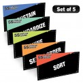 5S Steps Poster Pack (Black)