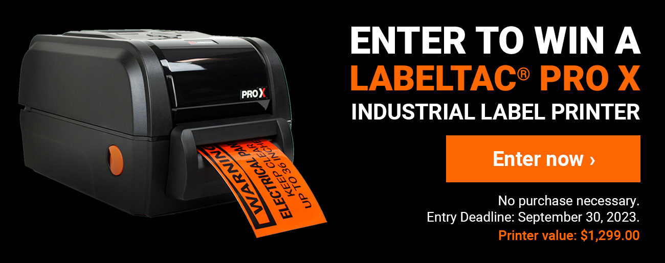 Industrial Facility Labeling System - LabelTac Pro X Label Makers