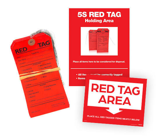 5S Red Tags
