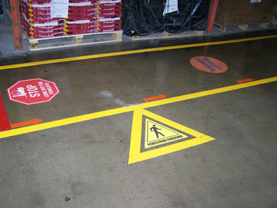 Floor Marking Graphics Example