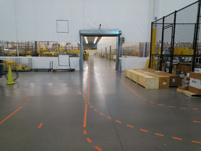 Aisle Marking Example