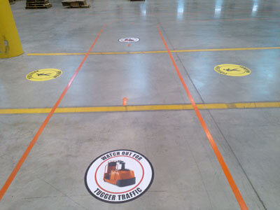 Warehouse Aisle Signs