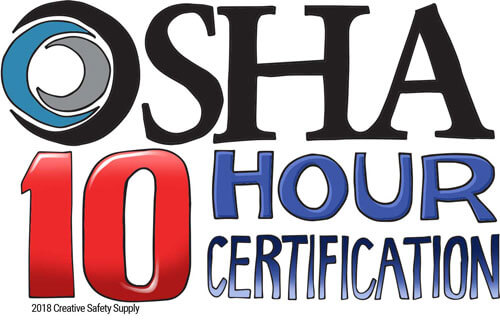 Osha 10 Hour Card Training Requirements Creative Safety Supply