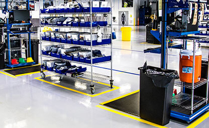 Well organized workplace using the 5S Methodology