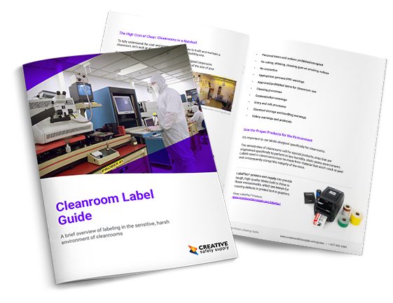 Clean Drafting Labelling FREE: Cleanroom Labeling Guide from Creative Safety Supply