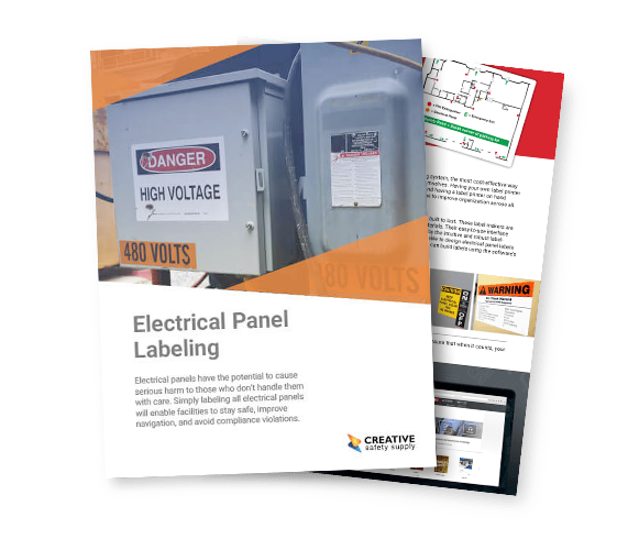 Get a free Electrical Panel Labeling Guide from Creative Safety Supply!