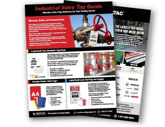 Free Valve Tag Guide from Creative Safety Supply