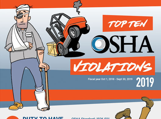 Top 10 OSHA Violations in 2019