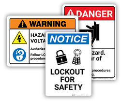 Lockout Tagout Labels