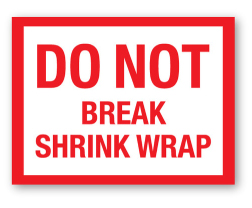 Shrink Wrap Labels