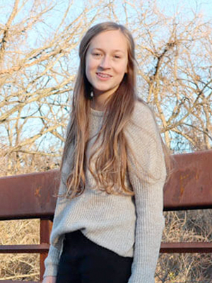 Winner of the 2021 Summer Scholarship: Ella Stone