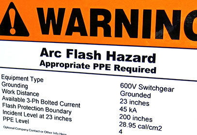 Arc Flash Protection Chart